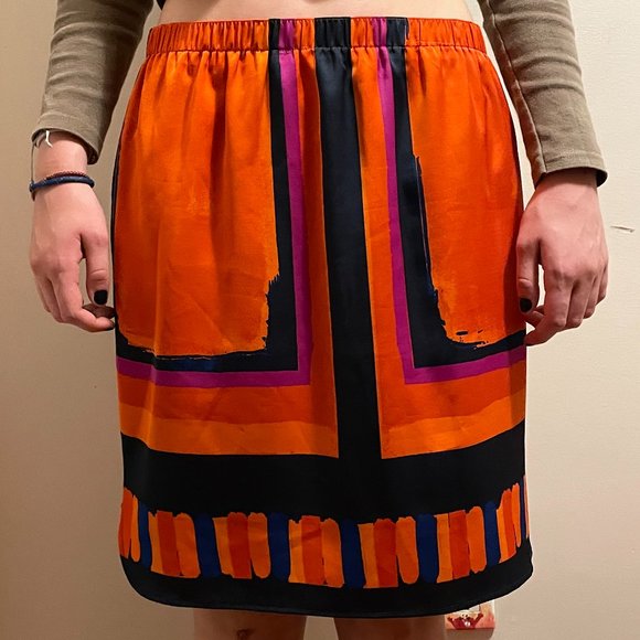 Ann Taylor Geometrical print skirt - Picture 1 of 5